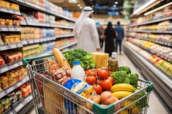 Carrito de supermercado para compras diarias