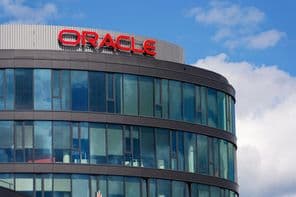 El logo de la empresa Oracle