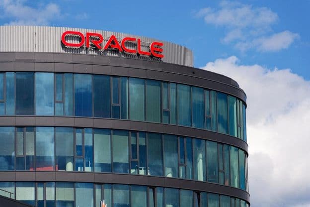 El logo de la empresa Oracle
