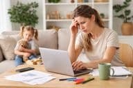 Trabajando desde casa con un hijo