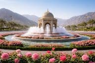 Vista de la Fuente de Agua de Rosas de Kalba