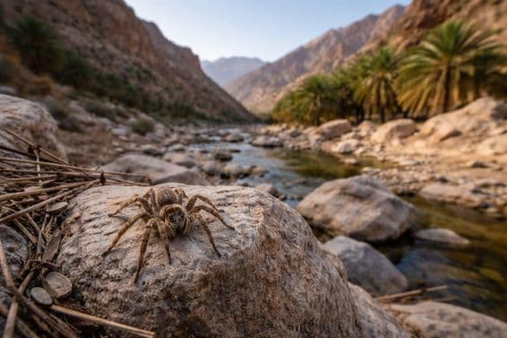 Descubrimiento de arañas en el desierto de Sharjah