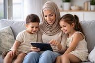 Momento digital en familia