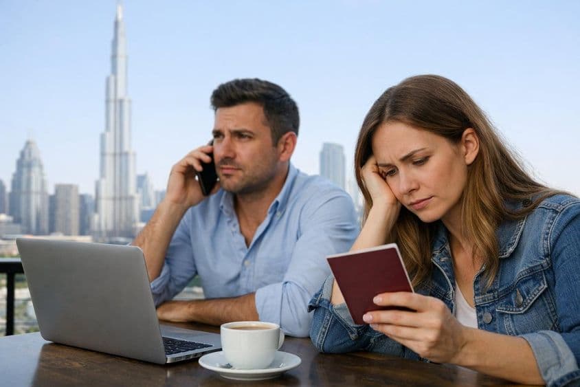 Regreso incierto desde Dubái