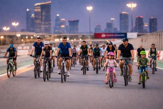 Ciclismo comunitario en Dubái