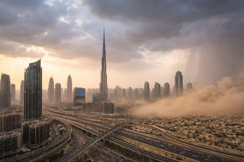 Dubai tranquilo antes de una tormenta