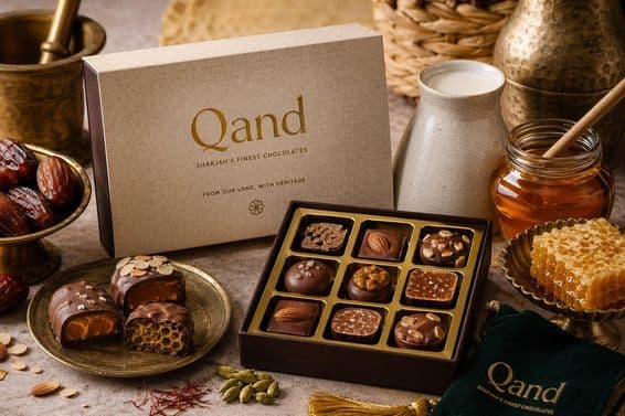 Colección de chocolate de lujo en Sharjah