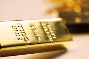 Un gran lingote de oro