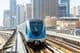 Tren del Metro de Dubái, transporte público en Dubai Marina