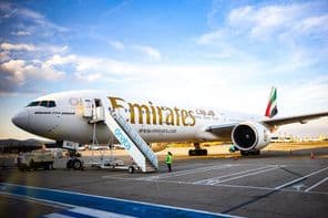 Avión de Emirates
