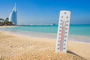 Alerta de calor en la costa de Dubái