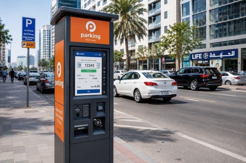 Sistema inteligente de estacionamiento en Dubái