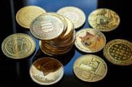 Criptomoneda Solana de oro
