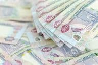 Dirhams de los Emiratos Árabes Unidos.