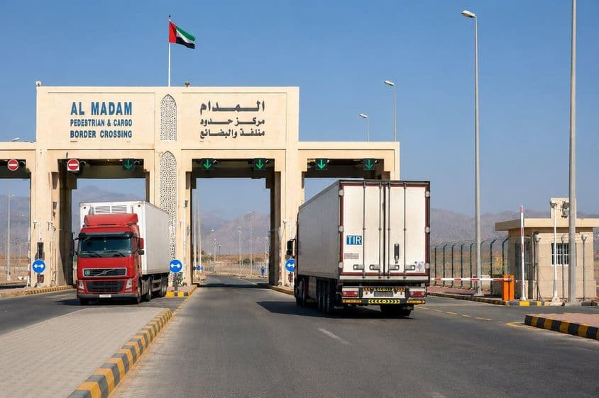 Tráfico de Carga Omaní en Sharjah